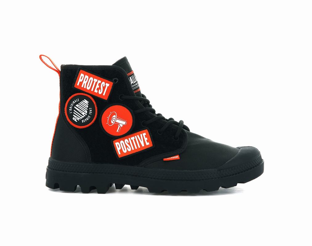 Palladium Pampa Hi Change Muške Čizme Crne ||VF6340295||